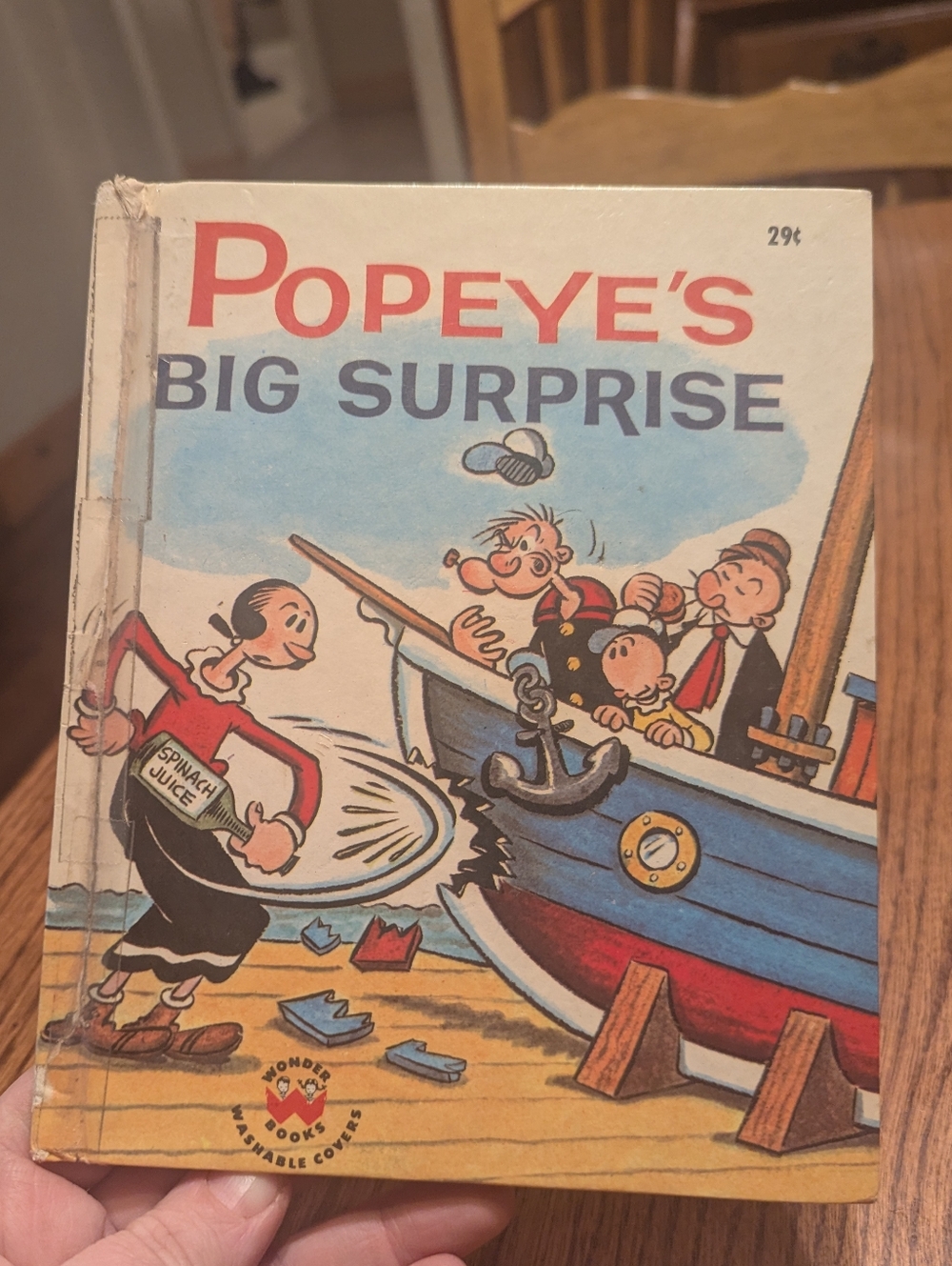 Popeyes Big Surprise Vintage Kids Book